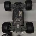 RLAARLO 1/14 Brushless Fast RC Cars for Adults, Top Speed 60+ MPH RC Truck, All Terrain Remote Control Car Hobby Off-Road Remote Control Truck 4x4 Monster Trucks with 3S Battery (Black)