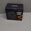 CIGMAN Laser Level Self Leveling 3x360 3D Green Cross Line for Construction and Picture Hanging, Rechargeable battery, Remote Controller, Magnetic Rotating Stand Included