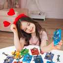 24 Set Valentines Cards for Kids Classroom, Non-Candy Class Valentines Day Gifts for Kids Boys & Girls, Valentine Favors for School Parties