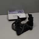 Tactical Dog Harness Medium Sized, Heavy Duty No Pull Dog Harness with Handle, Easy On and Off Service Dog Vest with Molle System, Reflective Pet Vest for Walking Hiking Training (M(Neck:17-23",Chest:22-32"),35-50 lbs, Black)