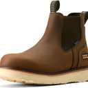 ARIAT Rebar Wedge Chelsea Waterproof Work Boots (11, Distressed Brown)