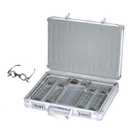 104 Trial Lens Set, JS-104 Optical Trial Lens Set with Metal Rim Aluminum Case Optometry Equipment for Optometrists, Vision Test, Free Trial Frame, Trial Lenses