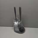 MR.SIGA Toilet Plunger and Bowl Brush Combo for Bathroom Cleaning, Gray, 1 Set (One Size)