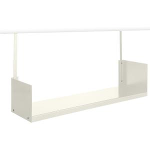 Lineshading Office Cubicle Shelf Storage Organizer Hanging File Organizer Cubicle Hanging Shelf Accessories Storage Bookshelf with Hooks for Home Desk, 24"