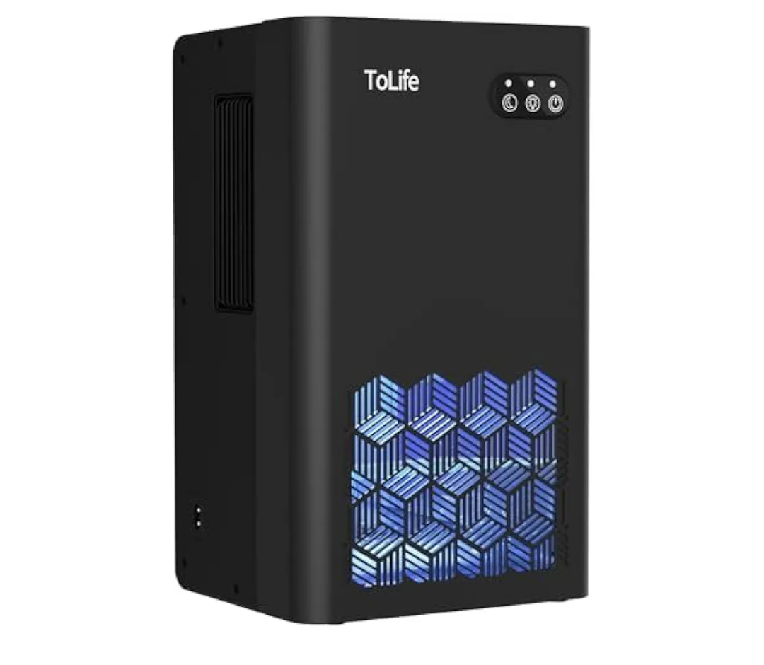 ToLife Dehumidifier for Home, 1000 sq.ft Dehumidifiers for Basement Bedroom Bathroom with 95 OZ Water Tank, Auto Shut Off 7 Colors LED Light, Black ToLife Dehumidifier for Home, 1000 sq.ft Dehumidifiers for Basement Bedroom Bathroom with 95 OZ Water Tank, Auto Shut Off 7 Colors LED Light, Black