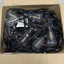 addlon 100FT LED Outdoor String Lights with Remote Waterproof Patio Lights with Shatterproof ST38 Replaceable Bulbs, Dimmable Outside Hanging Light Connectable for Porch, Backyard (100FT(30 Sockets))