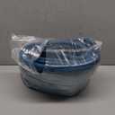 Buganda Memory Foam Bath Mat, 59" x 17", Ultra Soft and Non-Slip Bathroom Rugs, Water Absorbent and Machine Washable Bath Rug Runner for Bathroom, Shower, and Tub, Peacock Blue