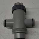 Pool Fittings Dual Split Hose Plunger Valve, Pool Parts Replacement Shut-Off Valve with Dual inlets for Above Ground Pool