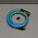 Short Garden Hose 5/8 5FT: Burst-Resistant Water Hose with Sturdy Brass Fittings - Lead-Free Hose for Car Washing Pet Bathing - Lightweight for Outside Campers RV, Car Wash, Watering, Green