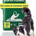 Earth Rated Max Absorbency Puppy Pee Pads for Dogs Absorbs 2X Faster & 2X More, Leak-Proof, Odor Control Potty Training, Unscented, XL, 28 x 34, 40 Count