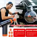 Mini Cordless Polisher for Car Detailing, 13pcs Polisher Car Care Kit with 5 Polishing Pads & Scratch Grinding Agent, Cleaning Paste, Handheld Body Repair Machine for Auto Scratch Repair Waxing