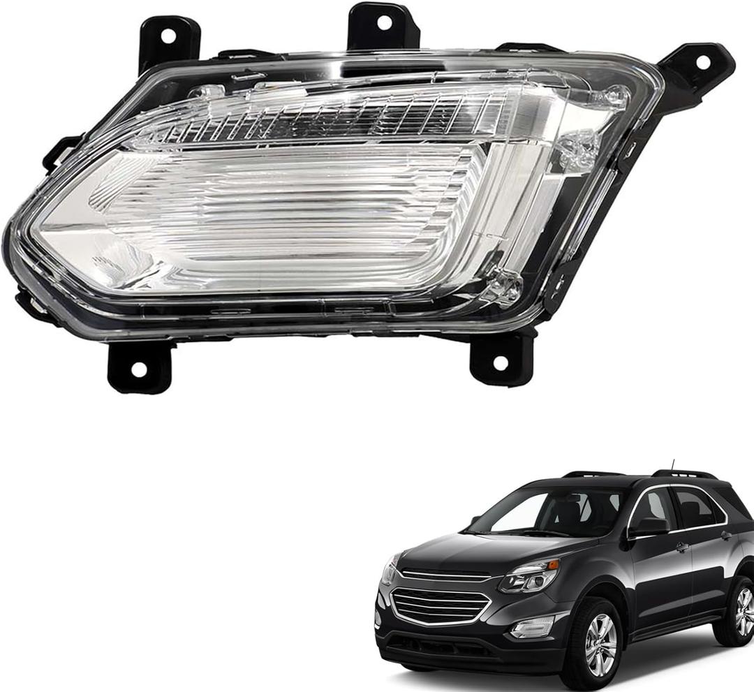 1-Pc Front Driver Side Fog Light Assembly Replacement for Equinox 2016-2017 23375566 GM256211