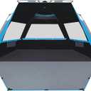 SEBOR Beach Tent, Deluxe XL Pop-up Beach Tent for 4-6 Person, UPF 50+ with Dark Shelter Technology, Easy Set Up and Portable Beach Tent Sun Shelter