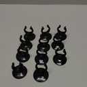 AQUANEAT 11 Pack Aquarium Suction Cup Clip Black, for Aquarium Heater, Tubing Hose, Plant, Decoration, Fish Tank (Black 3/4")