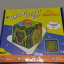 GUNTAIL Creative 3D Sensory Cube Toys for Children with Autism,Silicone Fingertip Cube Toys for Anxiety Relief, Focus, ADHD & Autism,Suitable for Children and Adults,with 20 Silicone Strings