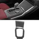 BETTERHUMZ Car Center Console Gear Shift Panel Cover Trim for BMW G20 G28 318i 320i 330i G42 G23 3 4 Series M340i 2020-2023 Moulding Accessories (Suede)