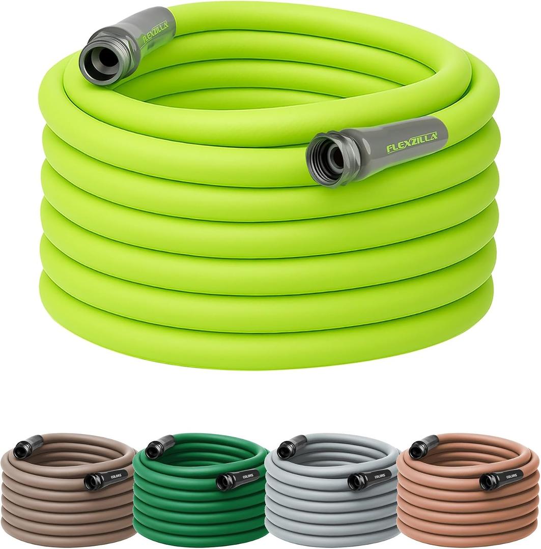 Flexzilla Garden Hose 5/8 in. x 75 ft., Lightweight All-Weather Water Hose, Durable and Flexible, Leak-Free Connections