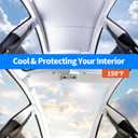 Roof Sunshade for 2026 Tesla Model Y Juniper, No Sagging Glass Roof Sun Shade with Heat Insulation UV Protection, Custom Fit Sunroof Accessories for New Model Y 2025-2026, Light Filtering