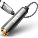 USB C to 1/4 Headphone Adapter 3.3ft/1M, 1/4 Inch 6.35mm TRS Female to USB C Stereo Jack Headphone Adapter Cable for Amplifiers, Mixers, Home Theater, Smartphones, Laptops