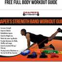 Draper's Strength Heavy Duty Resistance Stretch Loop Bands for Powerlifting Workout Exercise and Assisted Pull Ups