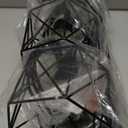 3-Light Pendant Lighting, Farmhouse Hanging Light Fixture for Kitchen Island & Dining Room, Industrial Vintage Ceiling Lamp with E26 Base, Adjustable Height, Matte Black