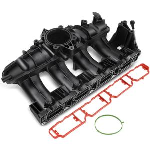 A-Premium Engine Intake Manifold Assembly W/Gasket & O-Ring [DOHC, 4Cyl 2.0L] Compatible with Audi A3 Quattro A3 2006-2008, A4 Quattro A4 2005-2009, TT Quattro, TT & VW Eos, GTI, Jetta, Passat