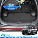 Cartist Cargo Liner Fits for Hyundai Santa Fe & Santa Fe Hybrid 2021-2023 & Santa Fe Plug-in Hybrid 2022 2023, All Weather Trunk Liner Cargo Mat for Santa Fe Accessories