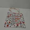 FEELMEM Waitress Musical Gift Behind You All Your Memories Waitress Tote Bag Musical Theater Shopping Bag