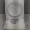 Makeup Mirror with Lights, 1x/20x 360 Rotation Vanity Mirror, Brightness Adjustable Lighted Makeup Mirror with Magnification, 5000 mAh Rechargeable Double Sided Mirror with 3 Colors, Gift for Women (Chrome)