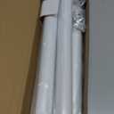 Closet Rods for Hanging Clothes, 17 to 84 Inch Heavy Duty Stepless Adjustable Closet Hanging Rod, 1.3 Inch Diameter Metal Closet Rod for Wardrobes Laundry Bedroom RV, White