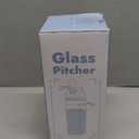 Papablic Glass Breastmilk Storage Bottles, Baby Breast Formula Milk Container for Breastfeeding Essential, Reusable Milk Pitcher Shaped Collection for Fridge & Milk Cooler, BPA Free, 17 oz