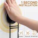 Soap Holder, Soap Bar Dish for Shower Suction Cup Wall Mounted, Stainless Steel Double Layer Sponge Holder for Bathroom Bathtub Kitchen Sink, Removable Waterproof, Keep Dry, Black