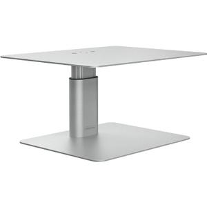 Nillkin Monitor Stand for Desk, Adjustable Height Computer Monitor Stand, Ergonomic Aluminum Computer Stand for Desktop Monitor, iMac, Studio Display XDR, Dell, HP, Lenovo, Other Screen Display, Silver