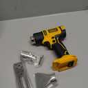 Cordless Heat Gun for DeWALT 20v Battery,Lithium Hot Air Gun, 5 Nozzle Attachments,2-Temp Setting Max 1022F(550C),Heat Gun for Shrink Wrapping, Tube Bending (Tool Only, NO Battery) (Ordinary)