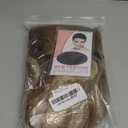 BERON Blonde Brown 14'' Wigs for Women Girls Short Curly Wavy Wig 35 cm Side Part Shoulder Length Hair Funny 14" Highlights Color Wig Heat Resistant Synthetic Cosplay Daily Party Wigs