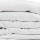 100% Wool Comforter All Season Midweight Duvet Insert Noiseless Pure Cotton Shell Comforter Temperature Regulation Breathable Comfortable Wool Bedding for Luxurious Sleep Queen Size