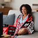 African American 21st Birthday Gifts for Her, Gifts for 21 Year Old Women Blanket 60"x50", 21st Birthday Decorations for Her, Afro-Americans Black Girl 21 Birthday Gift Ideas for Women