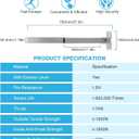 IRONWALLS Commercial Door Push Bar Panic Exit Device with Exterior Lever, 70cm/27.5 Stainless Steel Panic Bars for Exit Doors, Emergency Exit Panic Door Hardware for 28-41 Wood Metal Door, Silver
