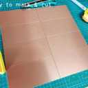 Aluminum Peel and Stick Backsplash Tile Panels - 3"x6" Brushed Copper Kitchen Wall Decor, 40-Pack (Copper Color)