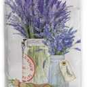Mary Lake-Thompson Herb Jar with Lavender Flour Sack Dish Towel