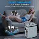 ICYTHRP Cold Therapy Machine with Programmable Timer, Portable Ice Machine for Knee After Surgery, Knee Replacement Recovery System for Pain Relief with Compression Pad