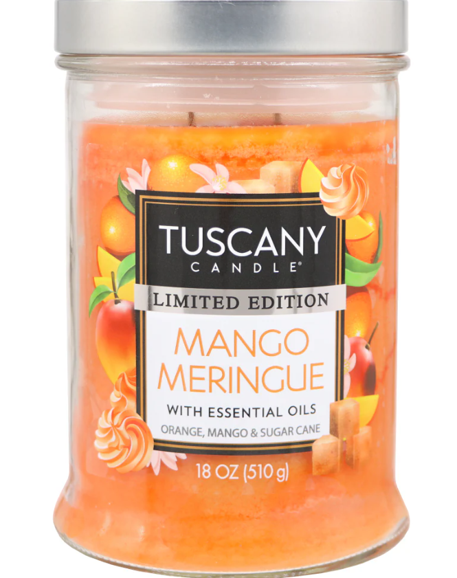 Tuscany® Limited Edition Scented Jar Candle Mango Meringue
, 18 oz