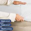 Extra Deep Cal King Fitted Sheet - Hotel Luxury Single Fitted Sheet Only - Easily Fits 18 inch to 24 inch Mattress - Ultra Soft, Wrinkle & Fade Free w/Extra Deep Pockets - Breathable & Comfy - White