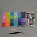 9000Pcs 5mm Rainbow Jelly Colored Rhinestones Gems Bedazzling Bedazzler Kit Jewels Gemstones Stones for Crafts Clothes Crafting Book, Flat Back Resin Bedazzled Crystals SS20 Bulk, Bejeweled B7000 Glue (Large Pack + 3pcs Glue, Jelly AB | 24 colors | 5mm)