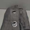 NICETOWN Gray Blackout Curtains for Bedroom 84 inches Long - Thermal Drapes Grommet Room Darkening Light Blocking Curtains Window Treatments for Living Room (2 Panels, W52 x L84, Grey)