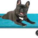 Outdoor Pet Heating Pad for Dog & Cat, Extremely Waterproof Heated Cat Bed Mat with 5 Timers & 6 Temp Adjustable, Heater Warming Blanket for Dog Cat House Whelping Box (27.6"x15.7")