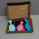 12 Pack Wet Small Hair Brush Combs Set, 6 Detangler Mini Brush Detangling Travel Hair Brush 6 Plastic Fine Wide Combs for Women Men Kids Toddler Girls Baby(Stylish Colors)