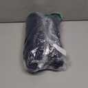 Amazon Basics Lightweight Pleated Bed Skirt, King, Navy Blue, Solid