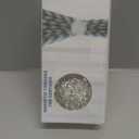 Magnetic Tiebacks for Curtains, 2 Pack Sparkling Crystal Flower Curtain Tiebacks Curtain Buckle Clips with High-Elastic Spring Wire for Home Office Decoration (White)