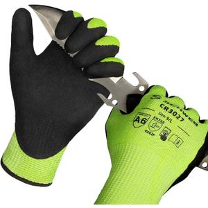 Schwer 2 Pairs Cut Resistant Gloves ANSI A6/A7 (Send Randomly) Cut Proof Work Gloves, Touchscreen, for Men and Women Used for Woodworking, Glass Cutting, Construction, Cargo Handling, Car Repair, M